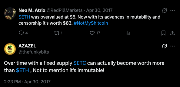 AZAZEL (@thefunkybits) tweet, April 30, 2017